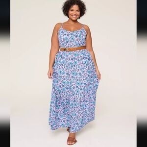 NEW Lane Bryant Floral Maxi Dress Size 22/24 3X NWOT